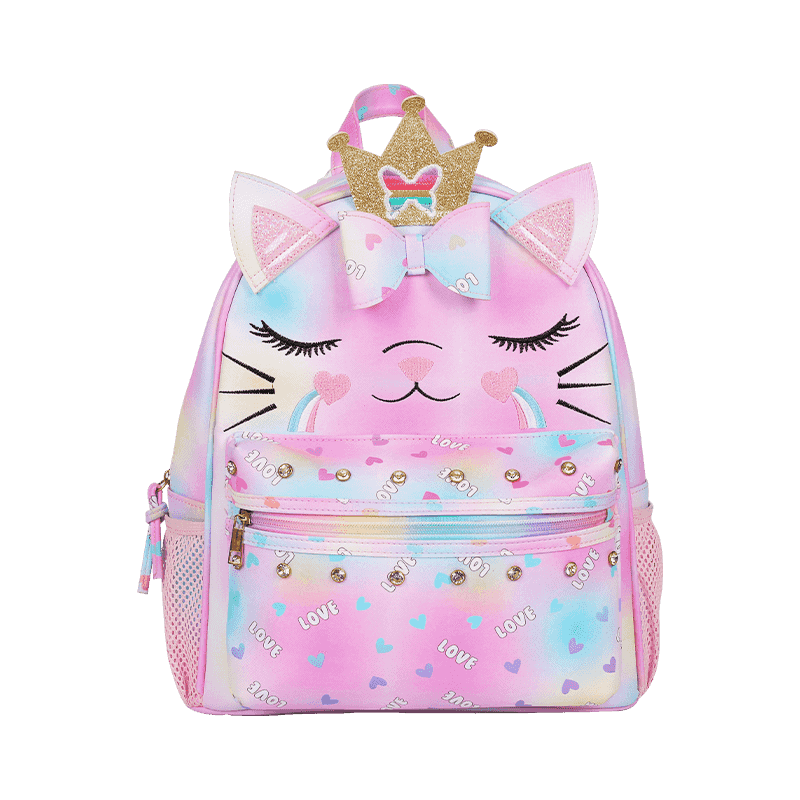 Children's Colorful Sequin Cat Backpack