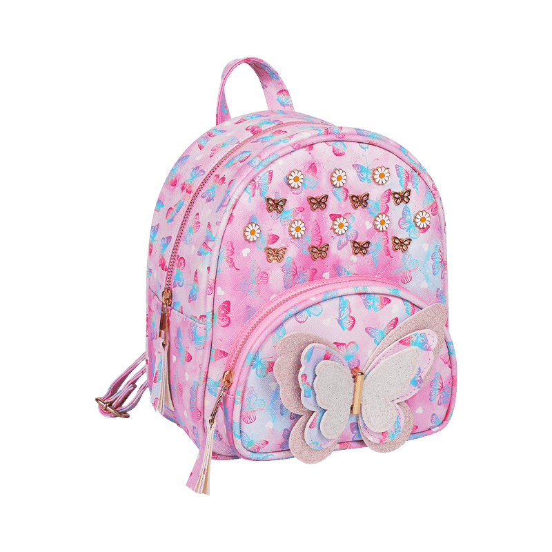 Children's Butterfly Print 3D Decorated Backpack