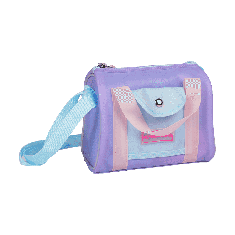 Purple Jelly Texture Crossbody Bag