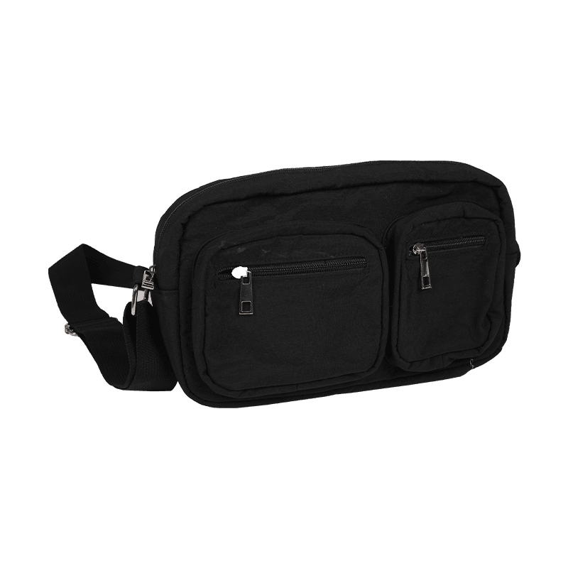 The Versatility and Popularity of the Black Zipper Nylon Bag: A Modern Essential