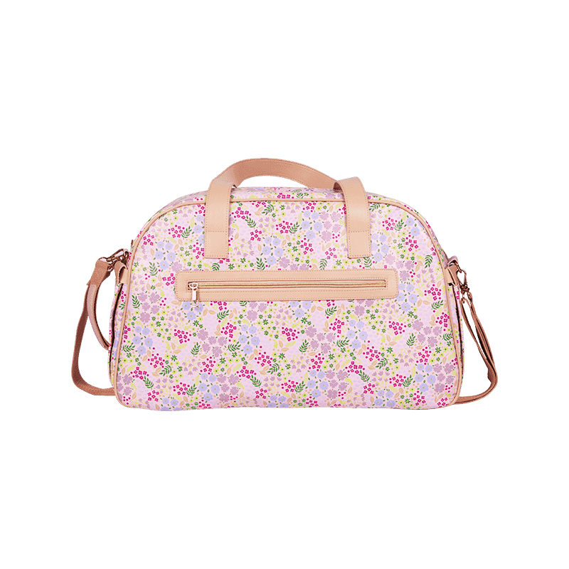 Pink Floral Crossbody Bag